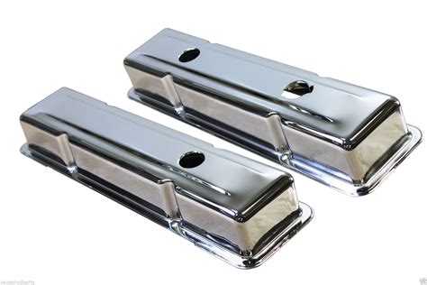 chrome sbc valve covers|350 chevy engine valve covers.